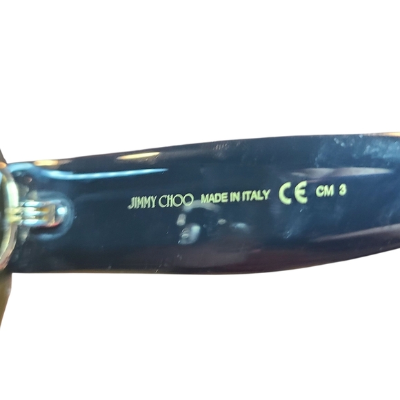 Jimmy Choo Dark Brown Sunglasses with Gray Case NWOT - Picture 3 of 5